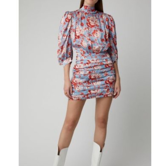 Magda Butrym Dresses & Skirts - Magda Butrym Blue Sebutal Floral Dress Size 40